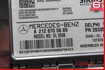 10-17 Mercedes W212 E350 C250 C300 Sirius Satellite Radio Receiver Module Unit