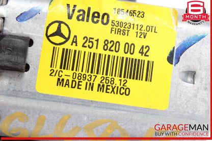 06-19 Mercedes X164 GL450 Rear Glass Windshield Wiper Motor 2518200042 OEM