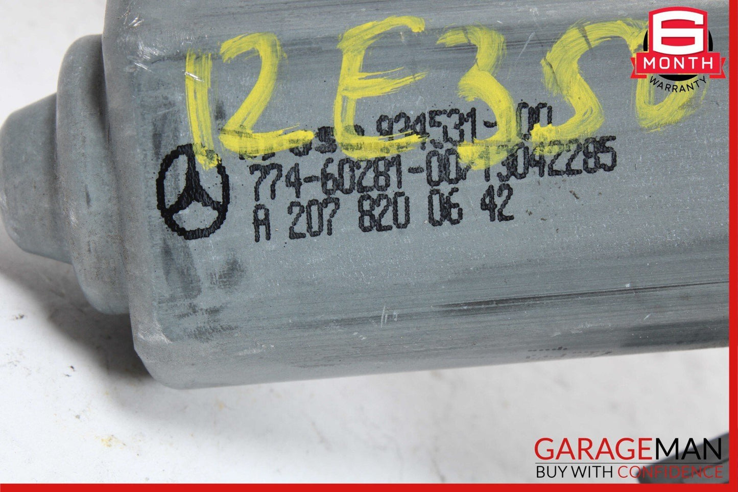 10-16 Mercedes W212 E350 Rear Right Side Door Window Regulator Motor Unit OEM