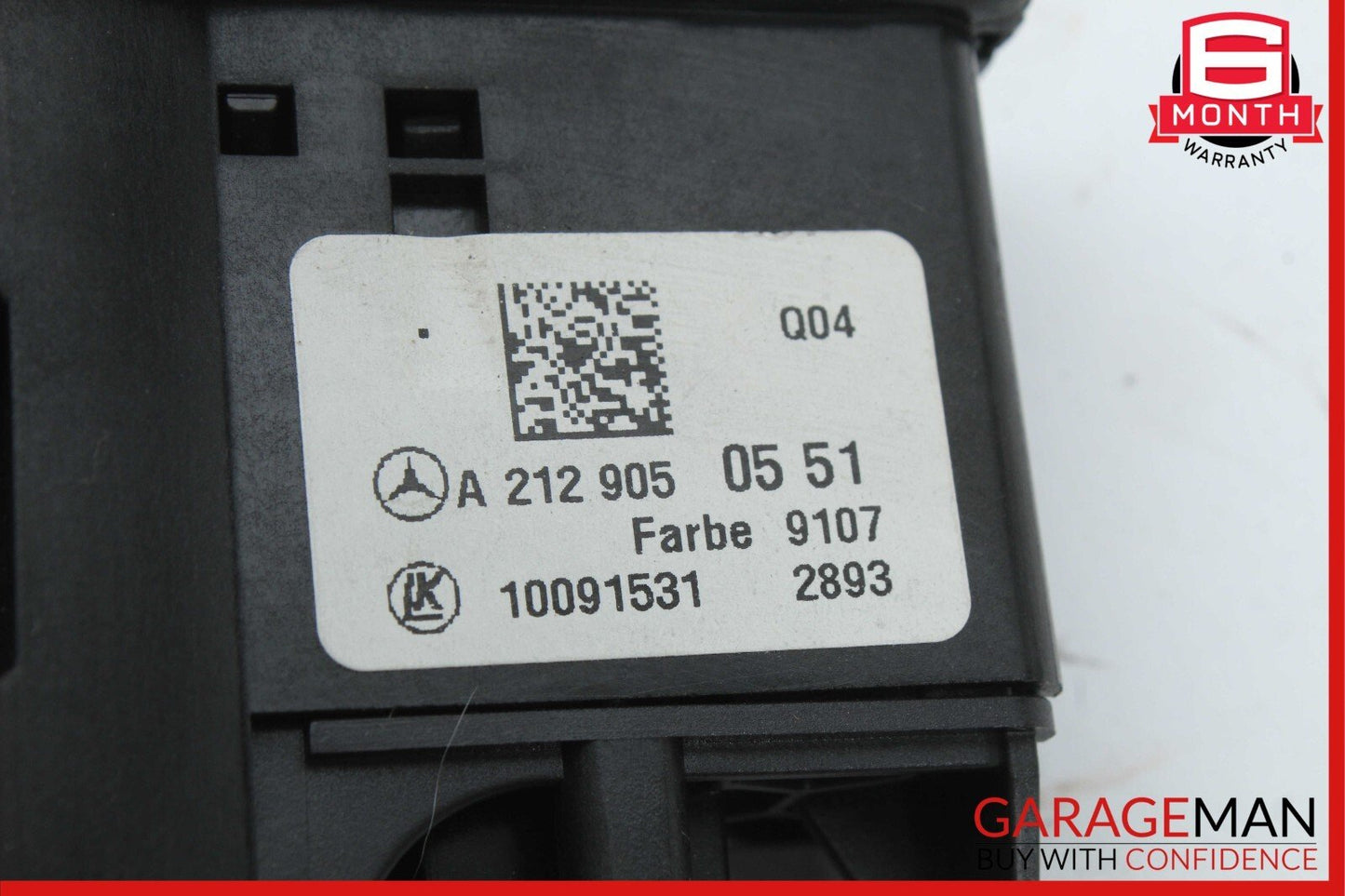 08-18 Mercedes W204 C250 C300 C350 Headlight Fog Light Switch Control Module OEM