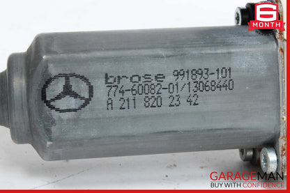 03-09 Mercedes W211 E350 Rear Left Driver Side Window Regulator Motor OEM
