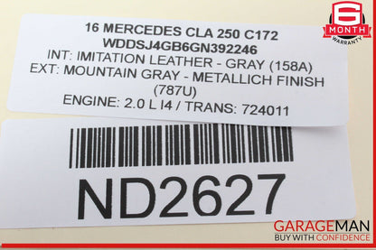 14-19 Mercedes W117 CLA250 Front Center AC A/C Air Vent Nozzle Trim Grill OEM