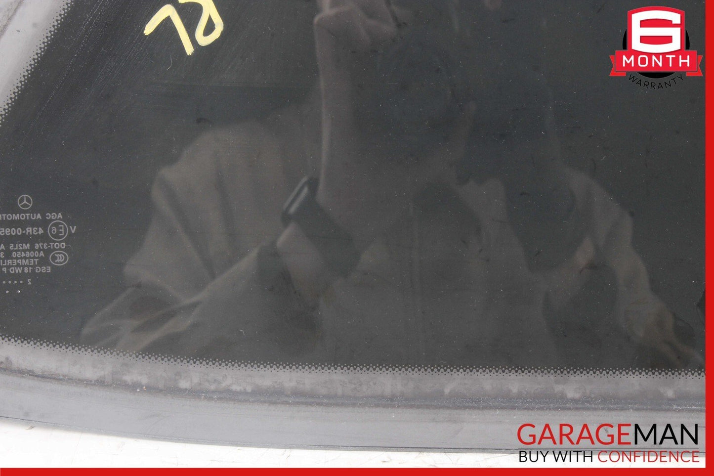 13-19 Mercedes X166 GL450 GLS550 Rear Left Side Quarter Window Glass Trim Assy