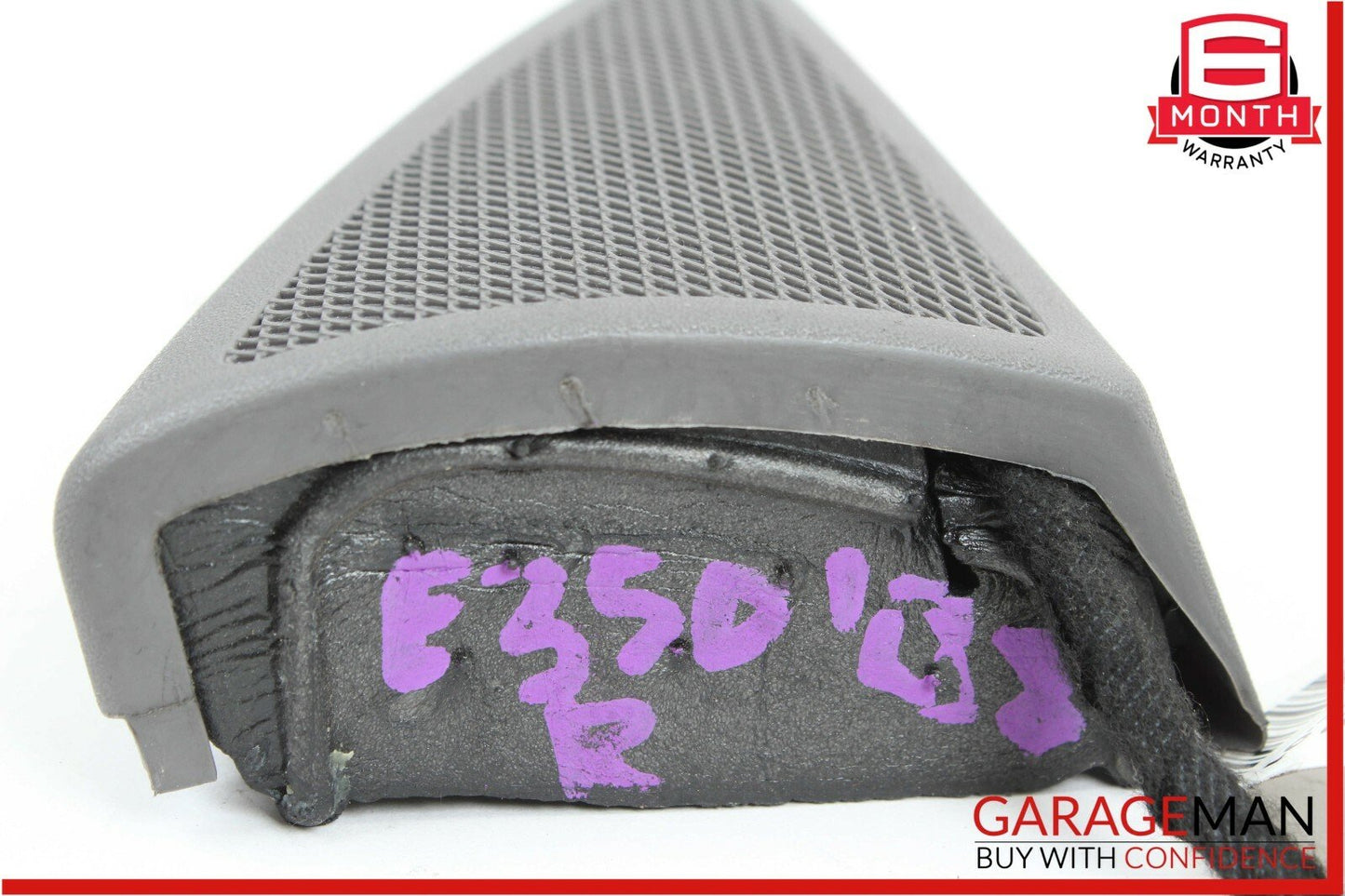 03-09 Mercedes W211 E350 Front Right Passenger Side Tweeter Speaker Cover Grey