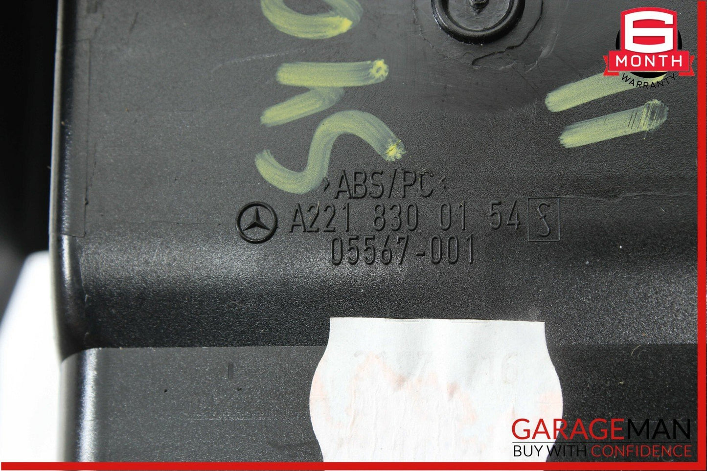 07-13 Mercedes CL550 S400 S550 Dash AC A/C Air Vent Trim Panel Left Driver OEM