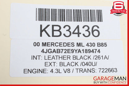 98-05 Mercedes W163 ML430 ML500 Dashboard A/C AC Air Vent Left Driver Side OEM