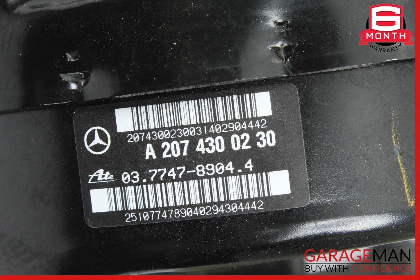 10-17 Mercedes W207 E350 C300 Master Cylinder Power Brake Booster OEM