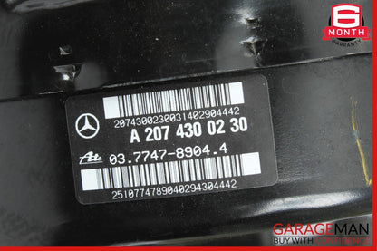 10-17 Mercedes W207 E350 C300 Master Cylinder Power Brake Booster OEM