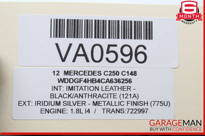 08-14 Mercedes W204 C250 E350 Center Console Shift Shifter Bezel Trim OEM