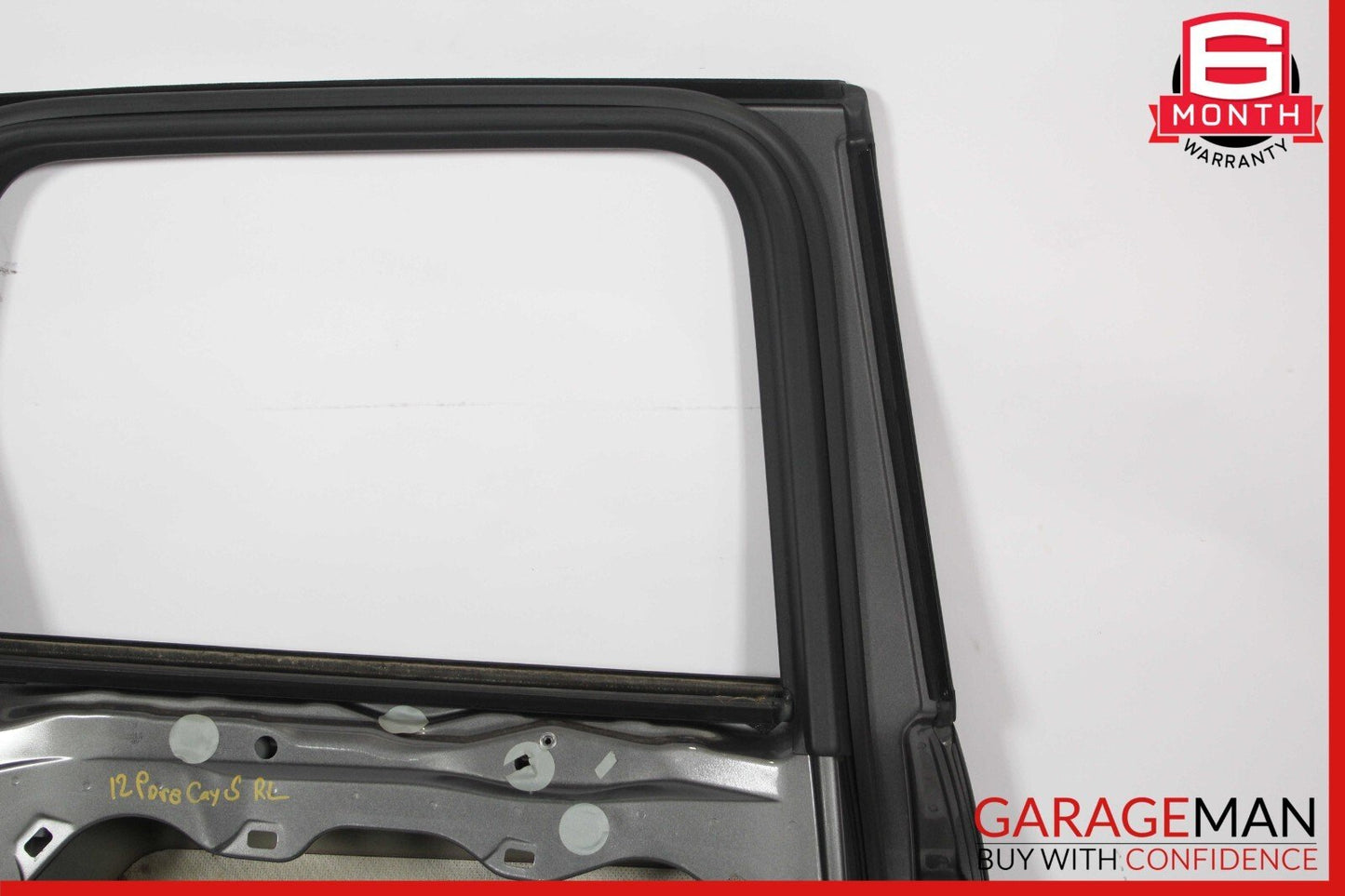 11-17 Porsche Cayenne 958 Rear Left Side Exterior Door Shell Panel Meteor Grey