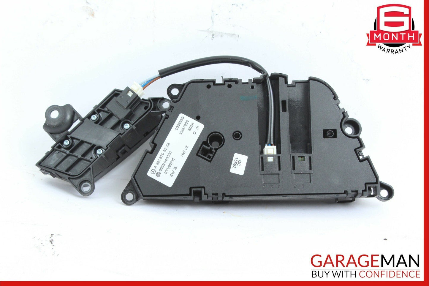 07-13 Mercedes W221 S550 CL600 Front Left Side Seat Control Switch Assembly Q05