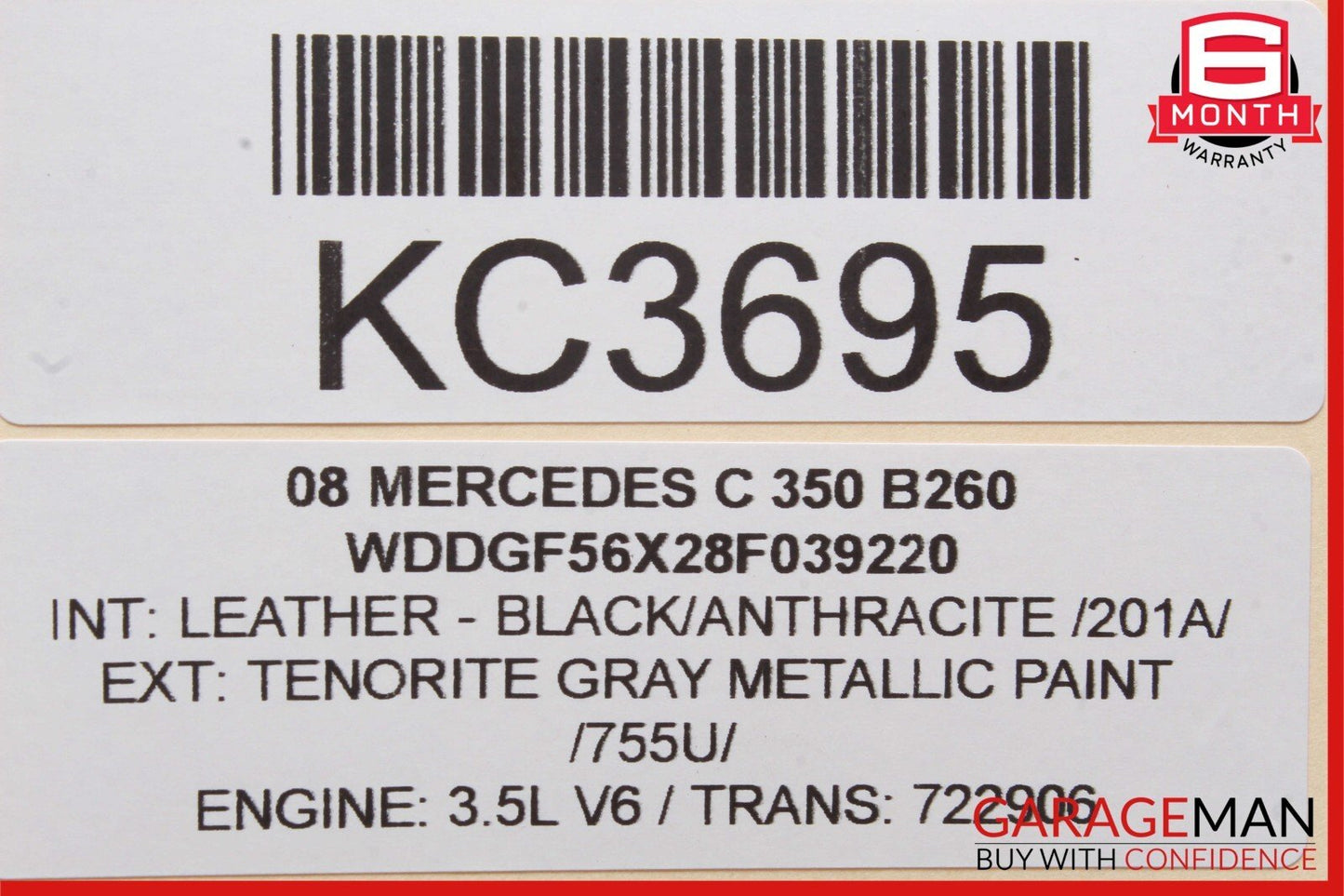 08-16 Mercedes W204 C350 E350 Top Roof Shark Fin GPS Radio Antenna OEM