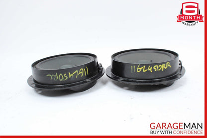 06-13 Mercedes X164 GL450 ML350 Left & Right Door Sound Audio Speakers Set of 2