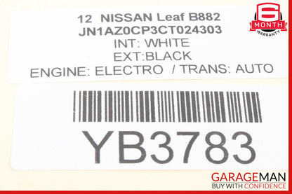 11-12 Nissan Leaf Speedometer Instrument Gauge Cluster OEM