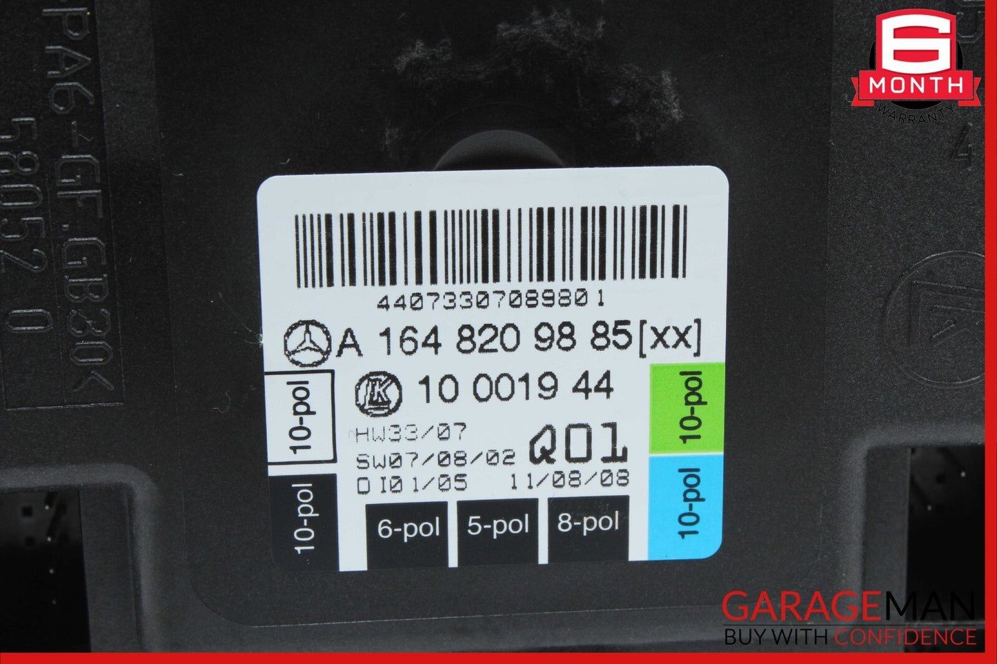 06-13 Mercedes W164 ML350 GL450 R350 Front Right Side Door Control Module OEM