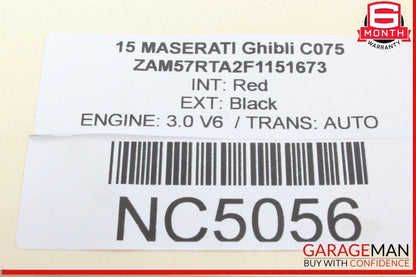 14-17 Maserati Ghibli M157 Rear Left Driver Side Door Lock Latch Actuator OEM