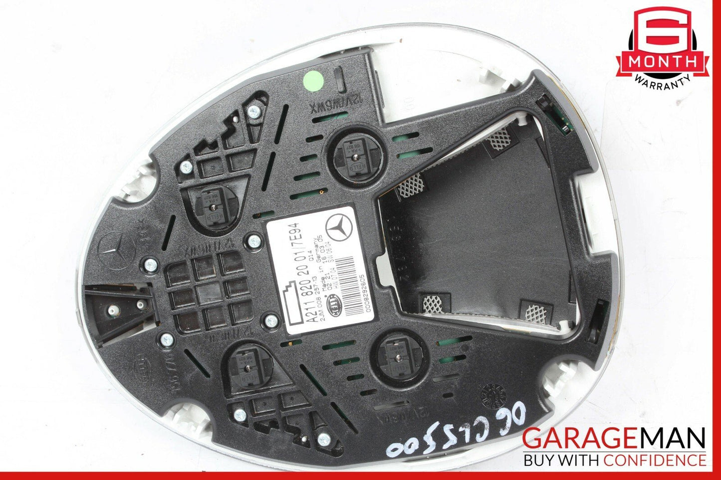 03-11 Mercedes CLS500 E500 Rear Upper Overhead Dome Light Reading Map Lamp Gray