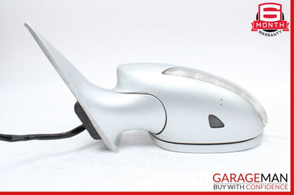 06-08 Mercedes W219 CLS500 Front Left Side Door Mirror Rear View Cubanite Silver