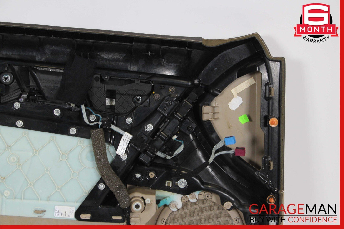 08-14 Mercedes W204 C300 Sedan Front Right Passenger Interior Door Panel Beige