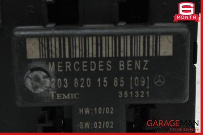 01-07 Mercedes W203 C230 C240 C320 Front Left Door Control Module 2038201585