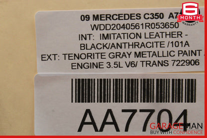 08-11 Mercedes W204 C350 Climate Control Surround Trim Cover Panel 2046803607