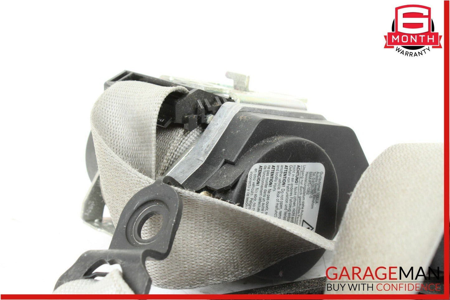 06-09 Mercedes ML350 GL450 R350 Front Left Seat Belt Seatbelt Retractor Grey OEM