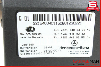 07-13 Mercedes W221 S550 CL550 Electric Power Supply Control Fuse Box Module OEM