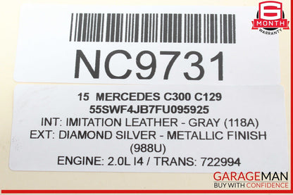 15-20 Mercedes W205 C300 A/C Air Conditioning Compressor 0032306911 OEM