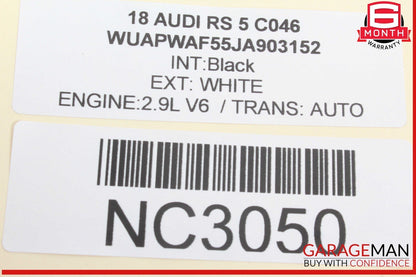 17-24 RS5 S5 Audi A4 Rear Overhead Interior Dome Light Lamp Black 4M0947111 OEM