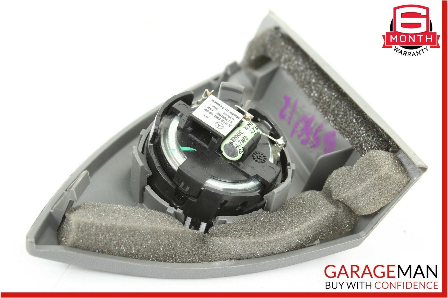 07-13 Mercedes W221 S550 Front Left & Right Side Door Tweeter Speaker Covers Set