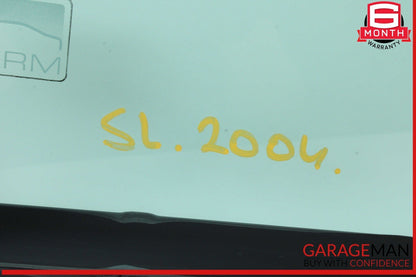 03-12 Mercedes R230 SL500 SL55 AMG Rear Left Side Quarter Window Glass OEM