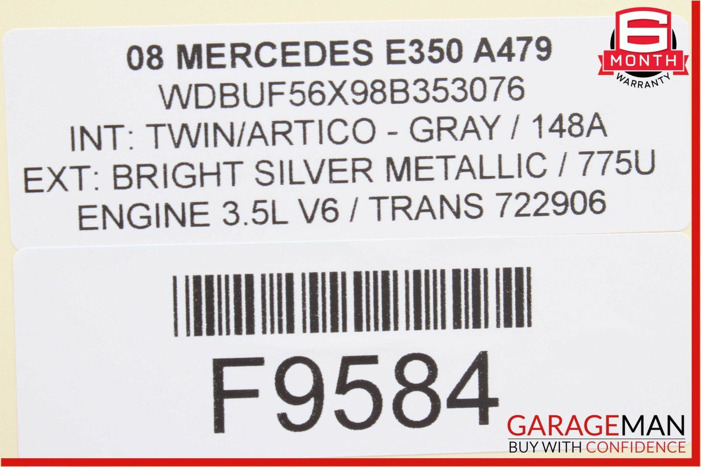 03-09 Mercedes W211 E320 E350 Front Left Side Door Lock Latch Actuator