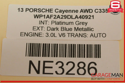 11-18 Porsche Cayenne 958 AWD Rear Trunk Tailgate Liftgate Control Module Unit
