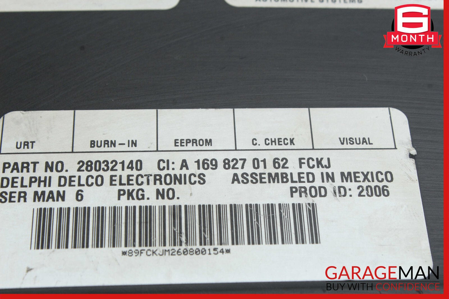 03-09 Mercedes X164 GL450 CLK350 Sirius Satellite Radio Receiver 1698270162 OEM