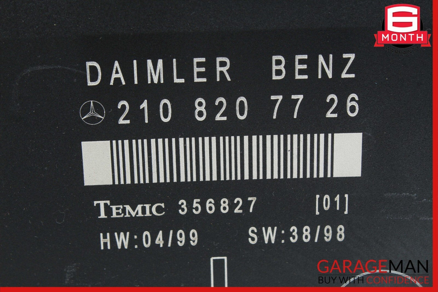 98-03 Mercedes W210 E320 Front Left Driver Side Door Computer Control Module OEM