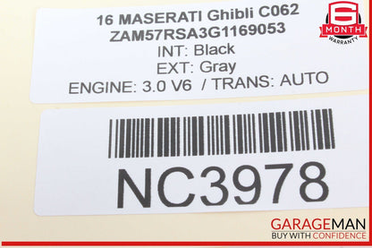 14-17 Maserati Ghibli Front Right / Rear Left & Right Window Regulator Switch