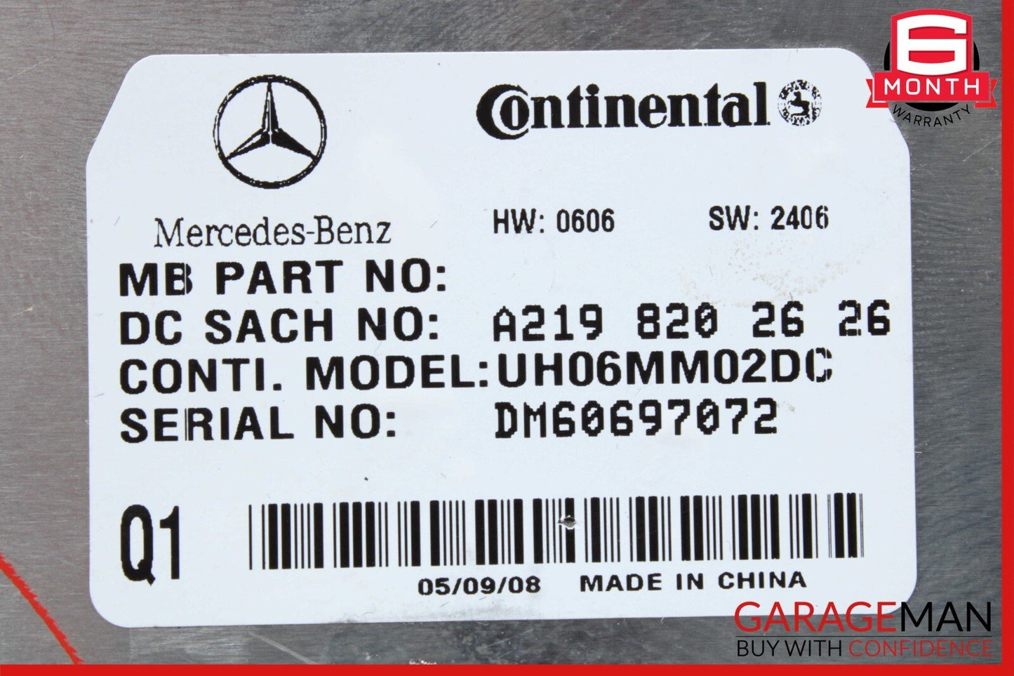 06-12 Mercedes GL450 ML500 ML550 SL65 AMG Communication Control Module Unit