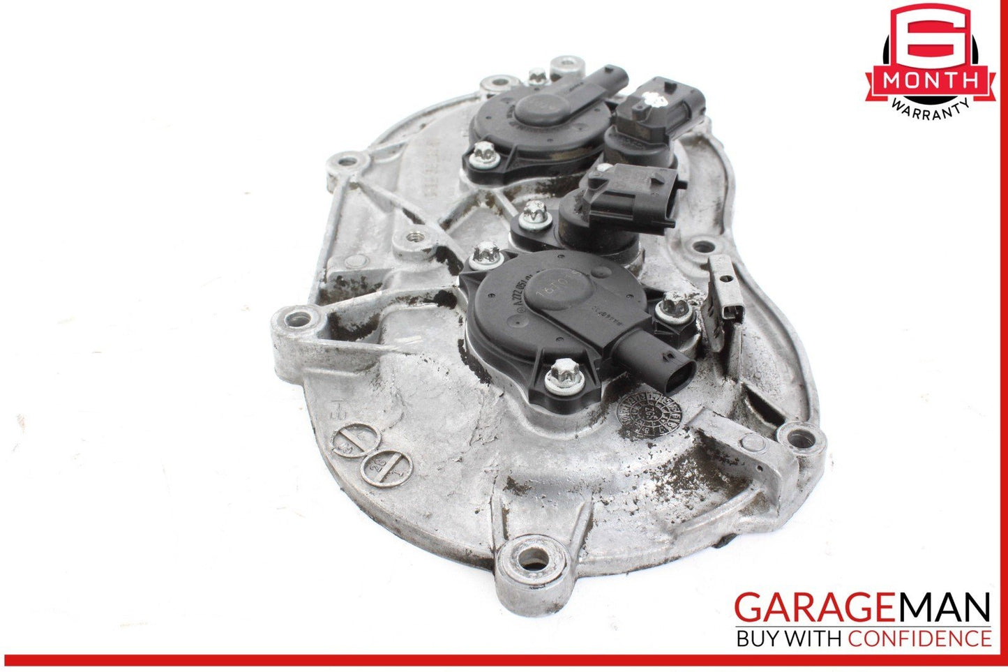 05-13 Mercedes W164 ML350 E350 Front Right Engine Timing Chain Cover Plate OEM