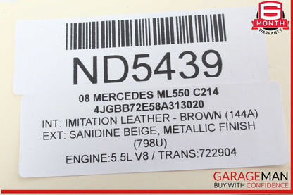 06-12 Mercedes W164 ML550 GL450 Communication Control Module 2198200926 OEM