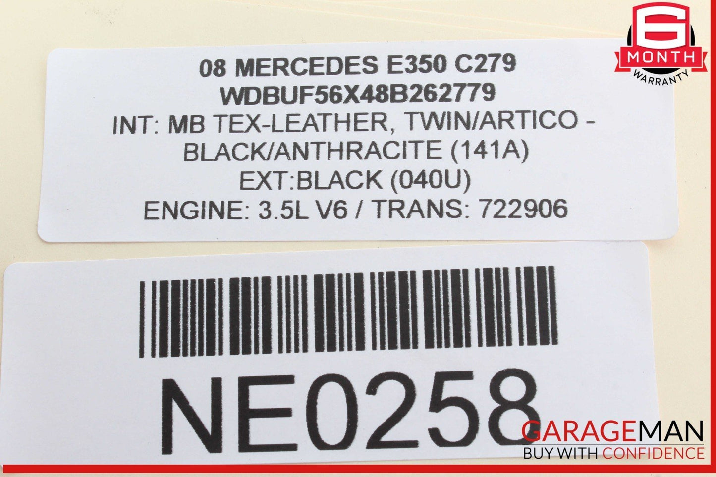 08-20 Mercedes W212 E350 E550 E400 Rear Left Side Door Lock Latch Actuator OEM