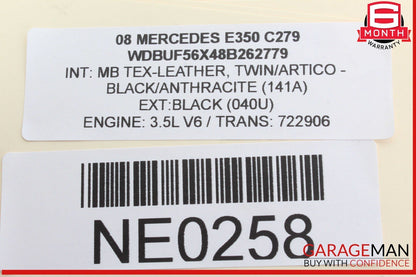 08-20 Mercedes W212 E350 E550 E400 Rear Left Side Door Lock Latch Actuator OEM