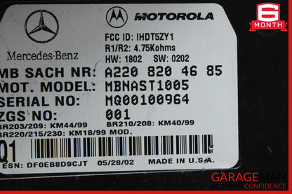 Mercedes W203 C32 SL550 CL55 AMG Voice Command Control Module 2208204685 OEM