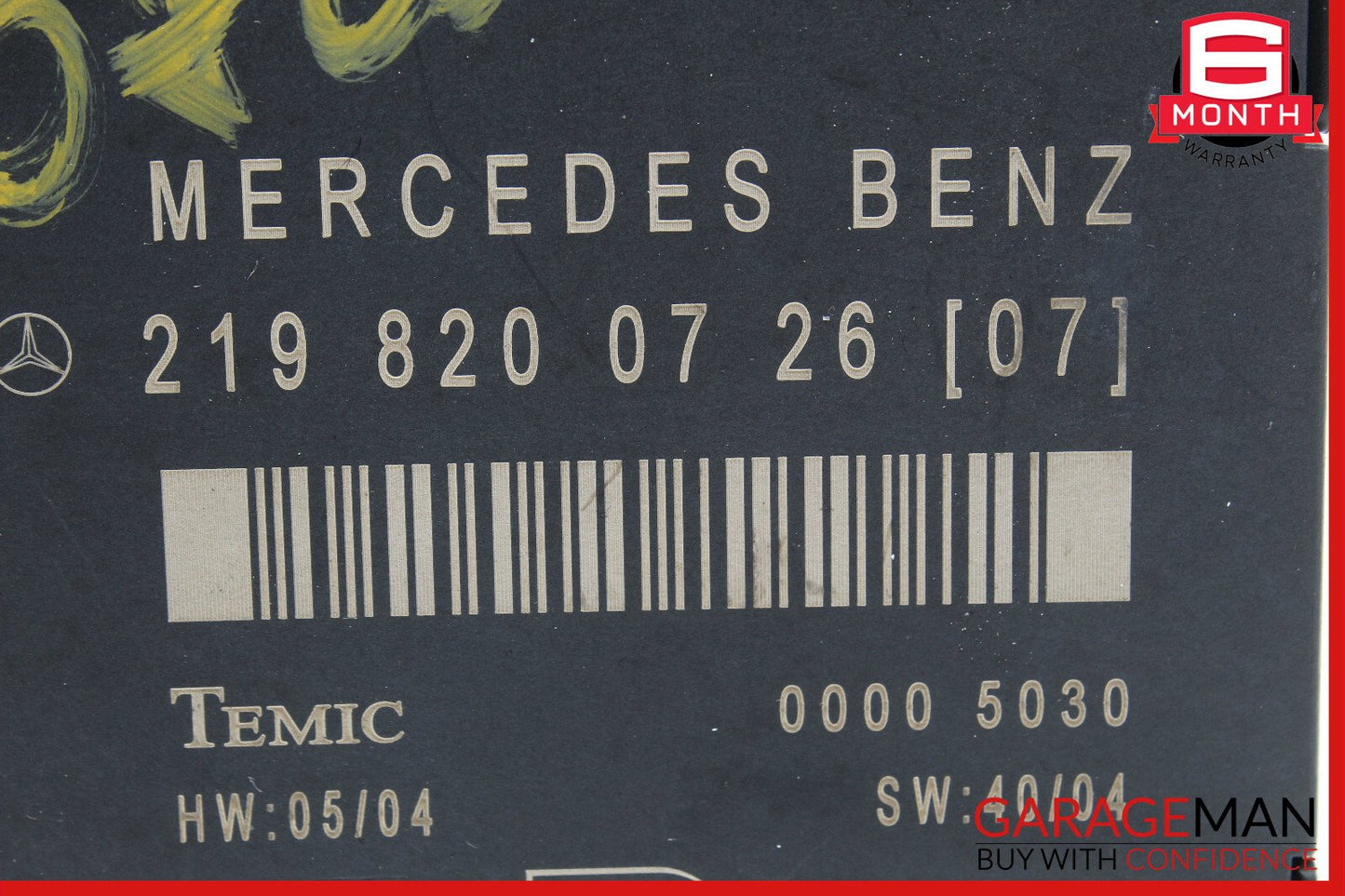 06-11 Mercedes W219 CLS550 Door Control Module Front Right Passenger Side OEM