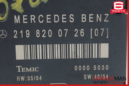 06-11 Mercedes W219 CLS550 Door Control Module Front Right Passenger Side OEM