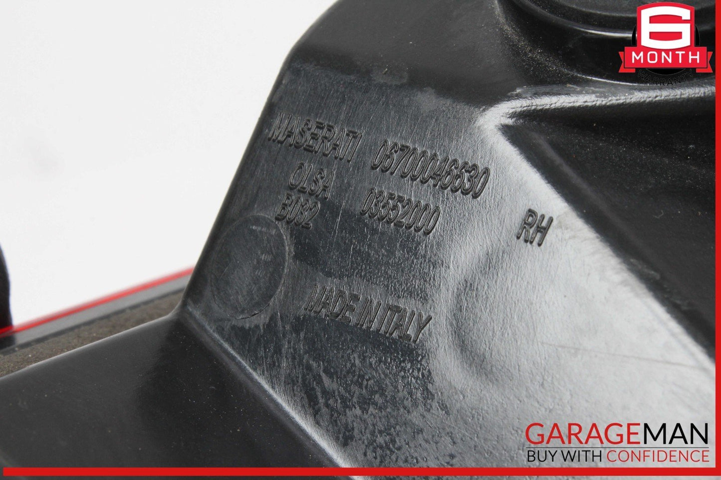14-20 Maserati Ghibli M157 Rear Right Passenger Side Inner Tail Light Lamp OEM