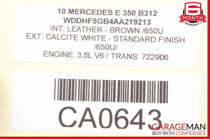 10-13 Mercedes W212 E350 E550 E500 Instrument Cluster Speedometer Odometer