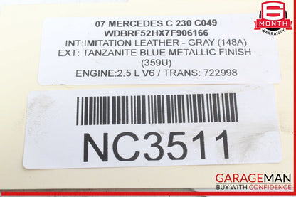 05-13 Mercedes W203 C230 Oil Filter Cooler Housing 2721800210 OEM