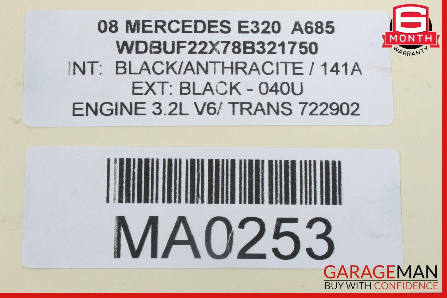 07-13 Mercedes W211 E320 Front Right Side Lower Wishbone Control Arm OEM