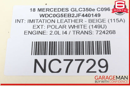 15-20 Mercedes X253 GLC350e Rear Right / Left Suspension Upper Control Arm OEM