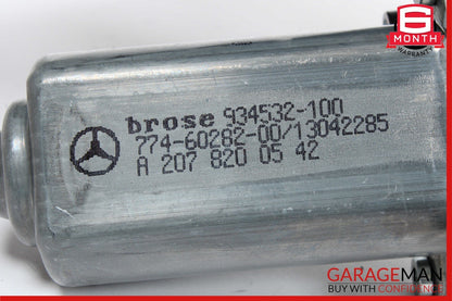 10-20 Mercedes W218 CLS500 Front Right Window Regulator Motor 2078200542 OEM